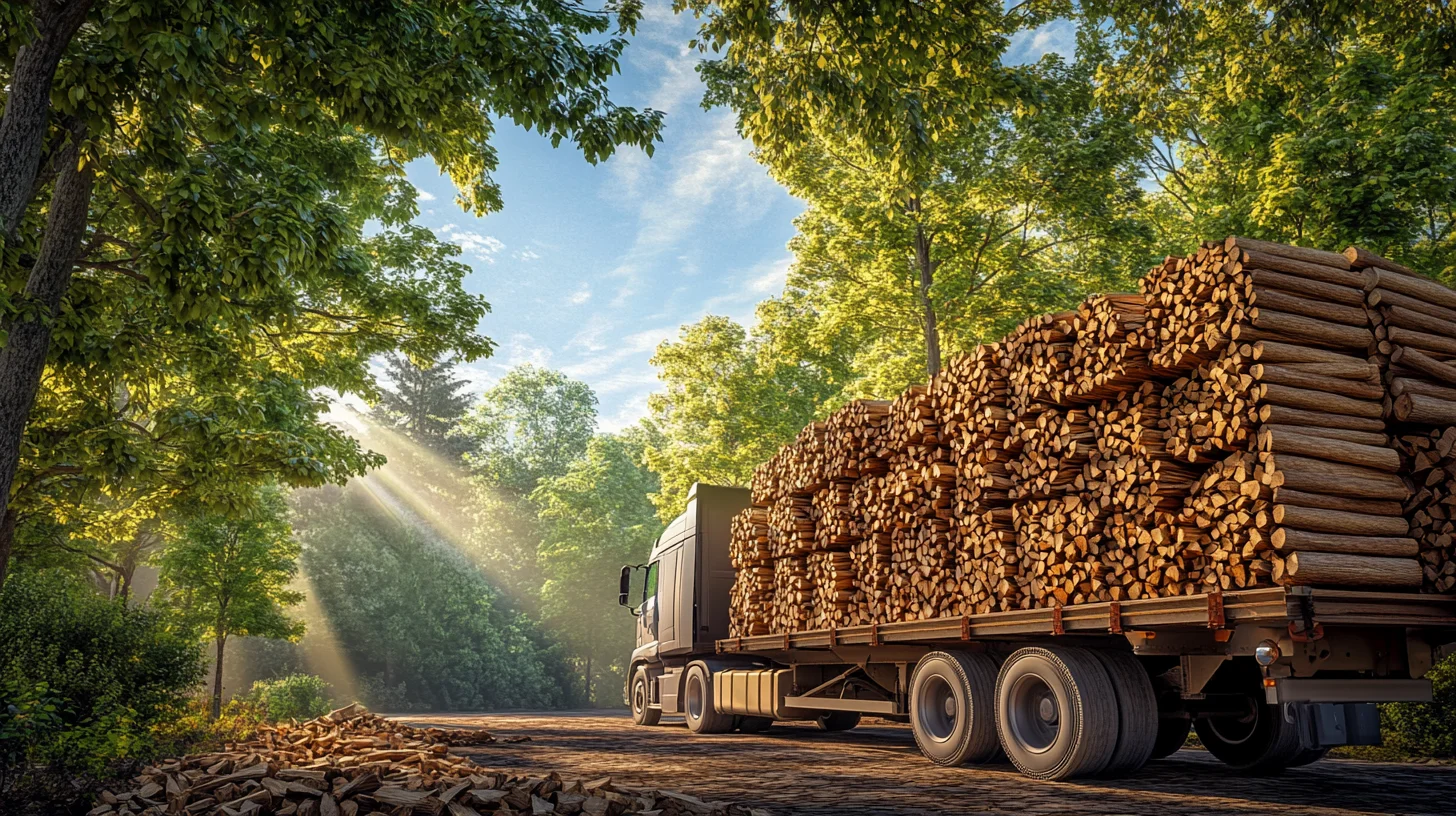 Le prix d’un semi remorque de bois de chauffage en 2m