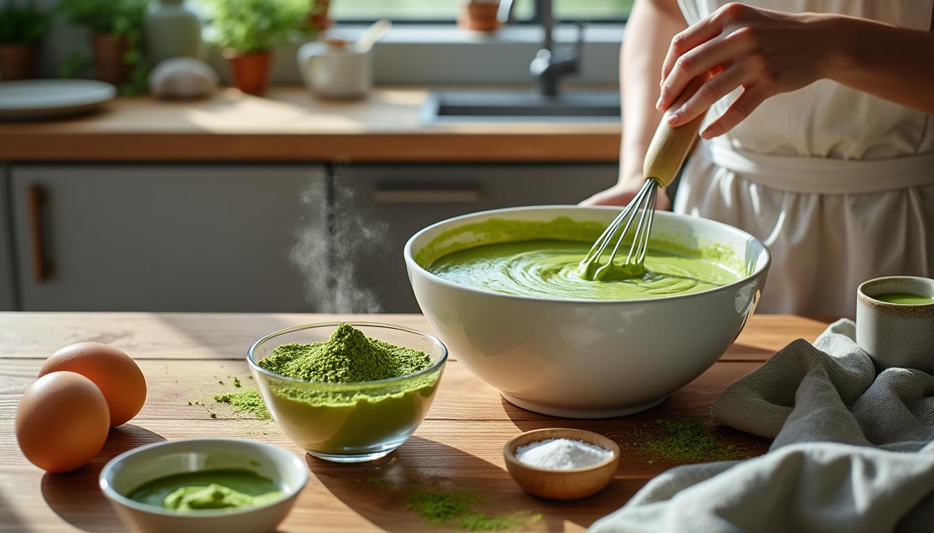 Comment préparer un délicieux gâteau au thé vert japonais chez soi