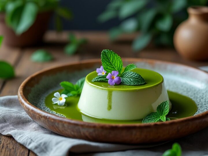 Panna cotta au thé matcha : le dessert parfait pour impressionner vos amis
