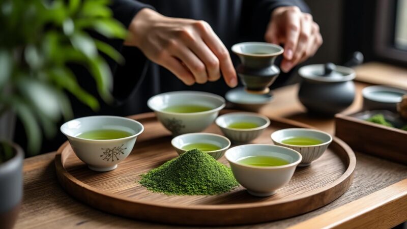 Pourquoi choisir le thé vert japonais moulu très finement pour vos cérémonies