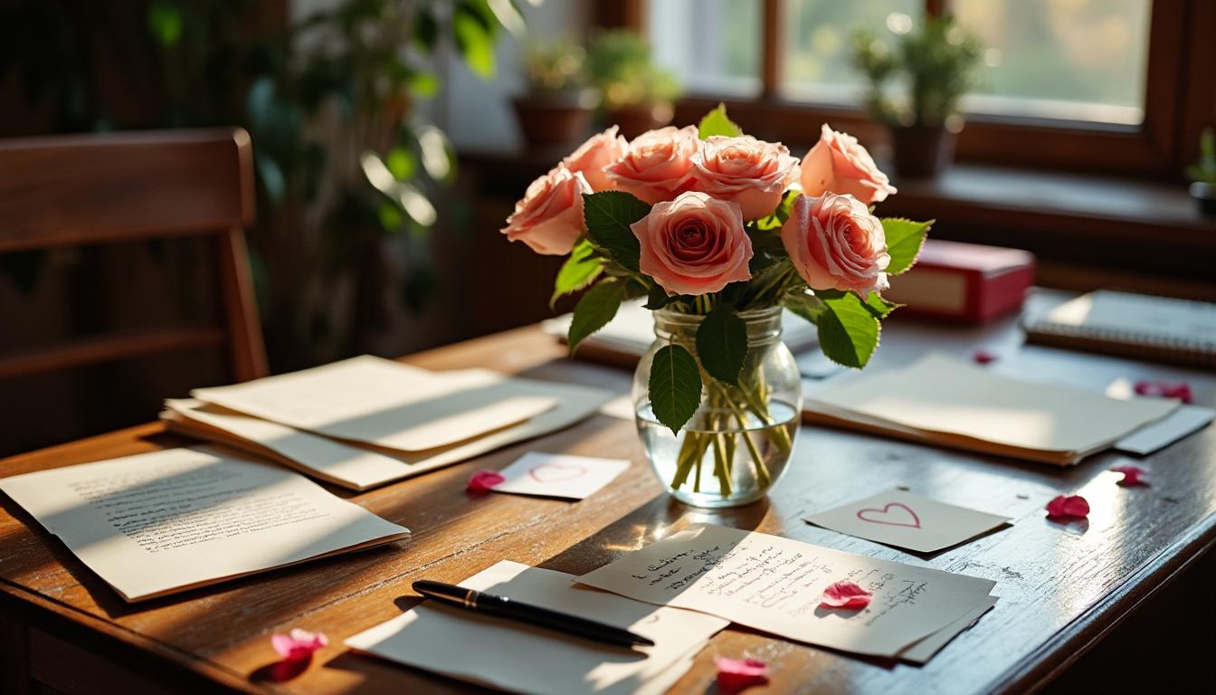 découvrez les étapes essentielles pour écrire un long texte d'amour touchant et mémorable. suivez nos conseils pour exprimer vos sentiments avec sincérité et créer un message unique qui marquera le cœur de votre destiné.