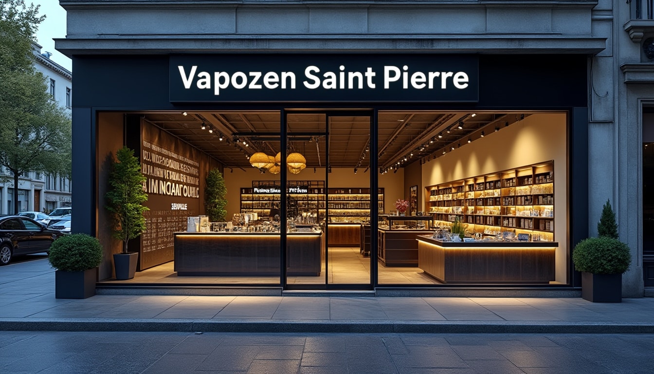 Boutique de CBD Vapozen saint pierre : une destination incontournable