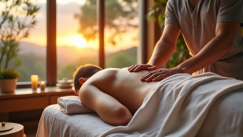 Les bienfaits santé du massage minute chez Joël Savatofski