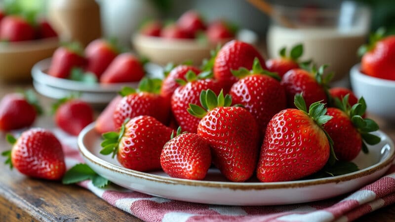 Quelle est la quantité de fraises par personne idéale pour un dessert réussi ?