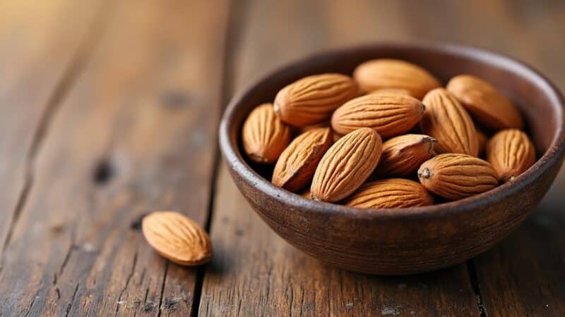 Intégrer 10 amandes : des calories dans votre alimentation pour un équilibre parfait