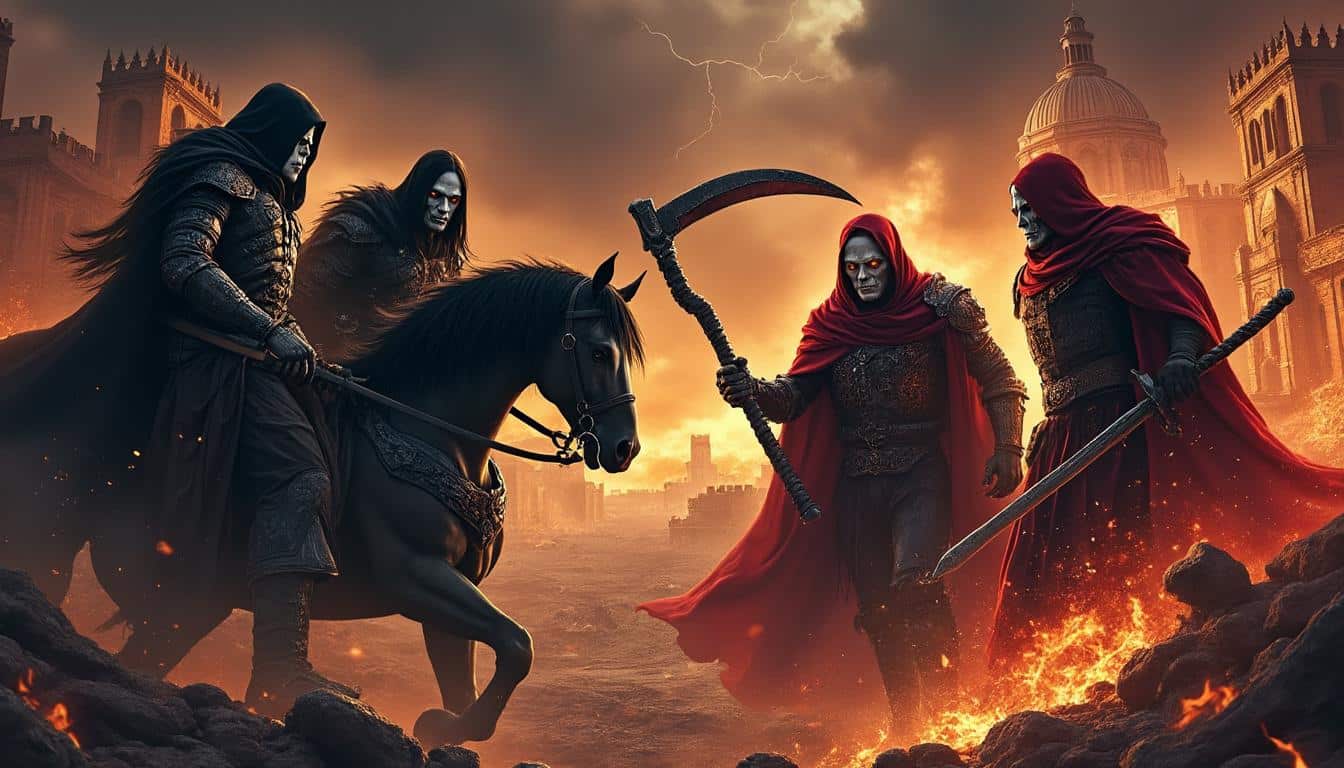explorez le sens profond des 4 cavaliers de l'apocalypse et découvrez les messages cachés derrière ces figures emblématiques dans notre analyse détaillée.
