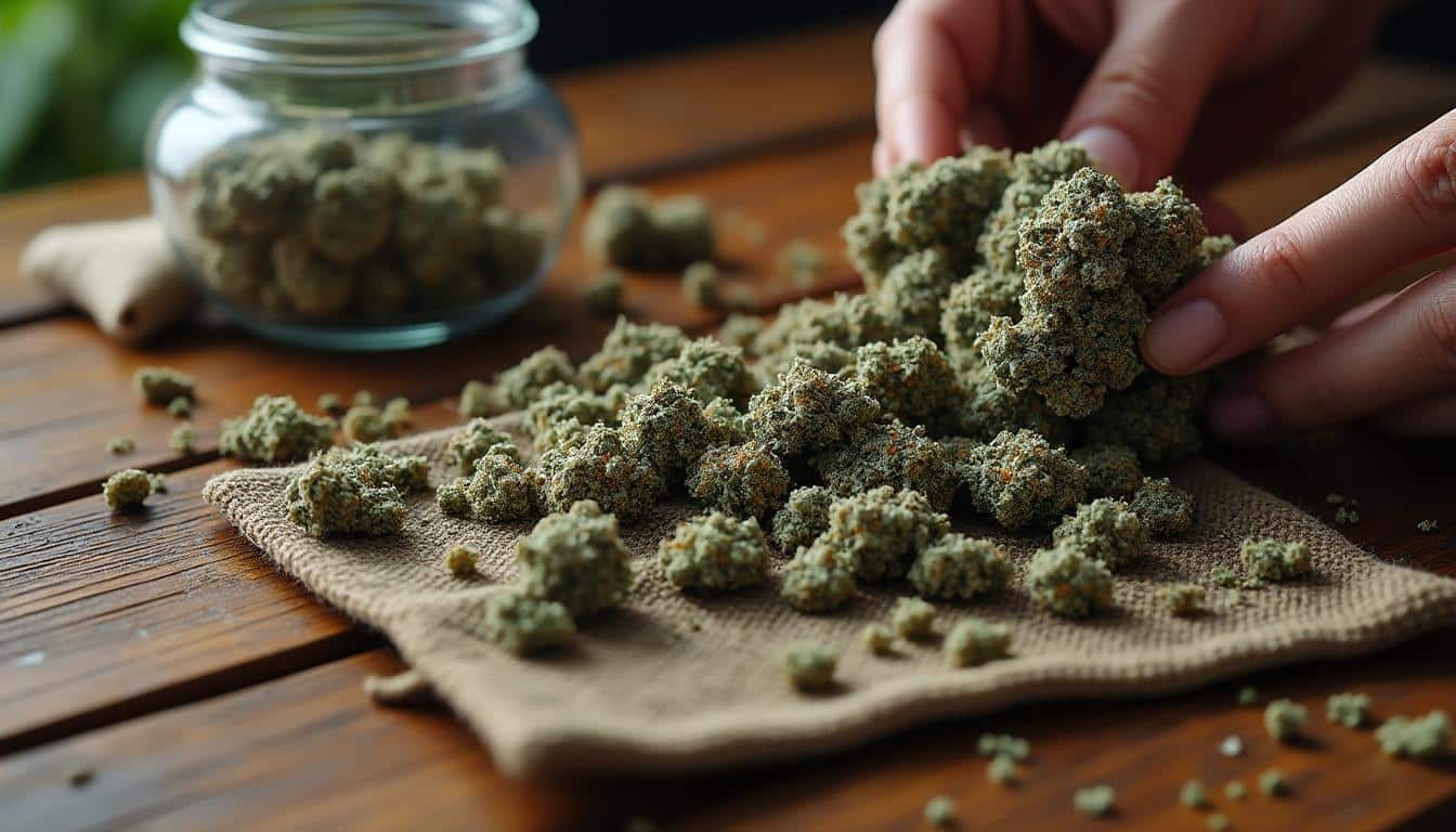 Les secrets sur comment effriter la moon rock CBD comme un pro