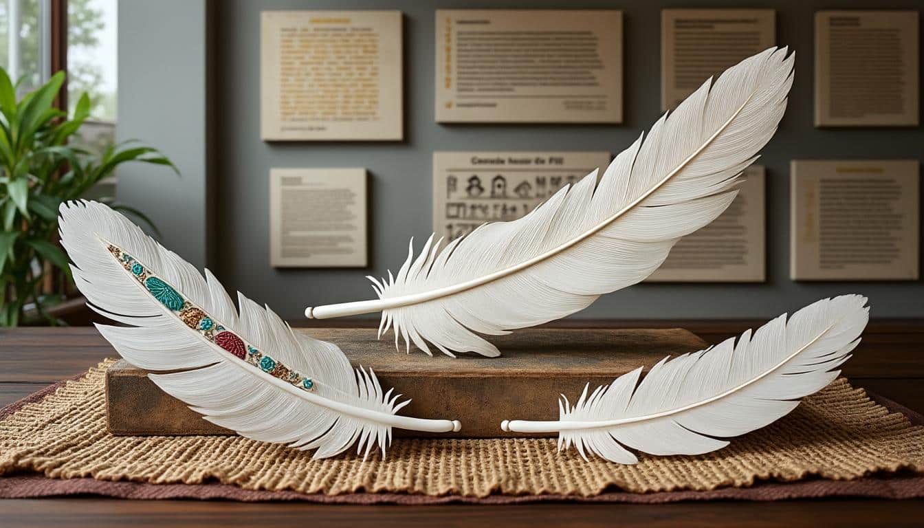 découvrez le symbolisme et le pouvoir du rituel spirituel lié à la découverte d'une plume blanche dans votre maison, un signe à ne pas ignorer.