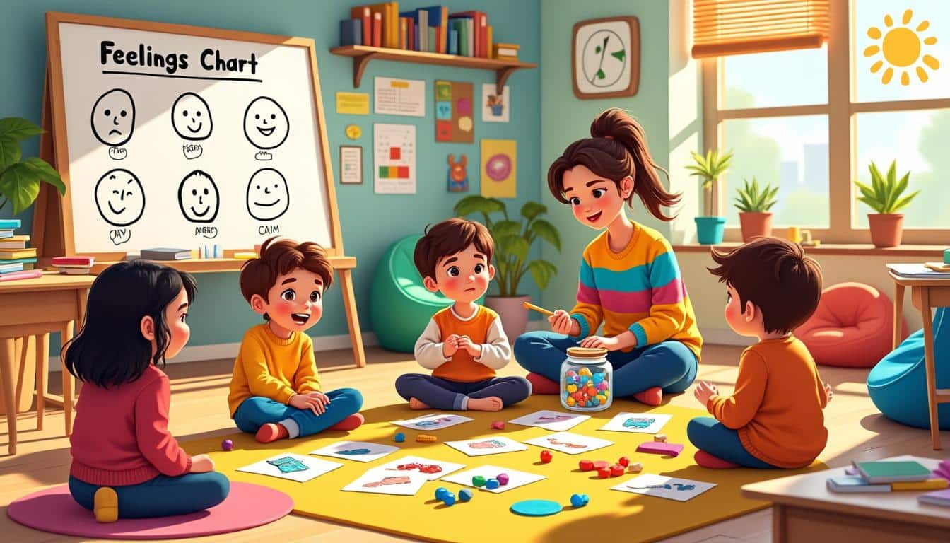 découvrez comment fabriquer un jeu éducatif sur les émotions pour aider les enfants à mieux comprendre et exprimer leurs sentiments de manière ludique et bienveillante.