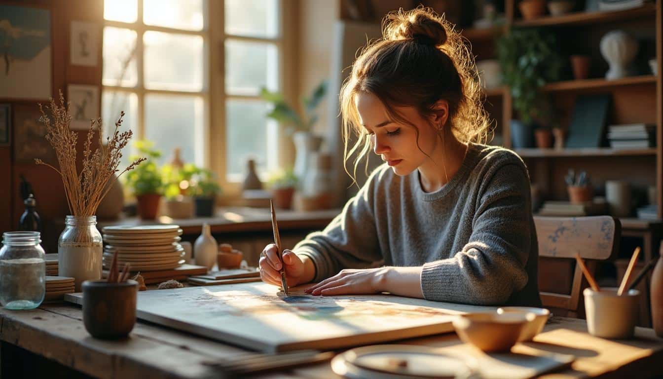 L&rsquo;art est un refuge face à la vie : un guide pour trouver la paix intérieure