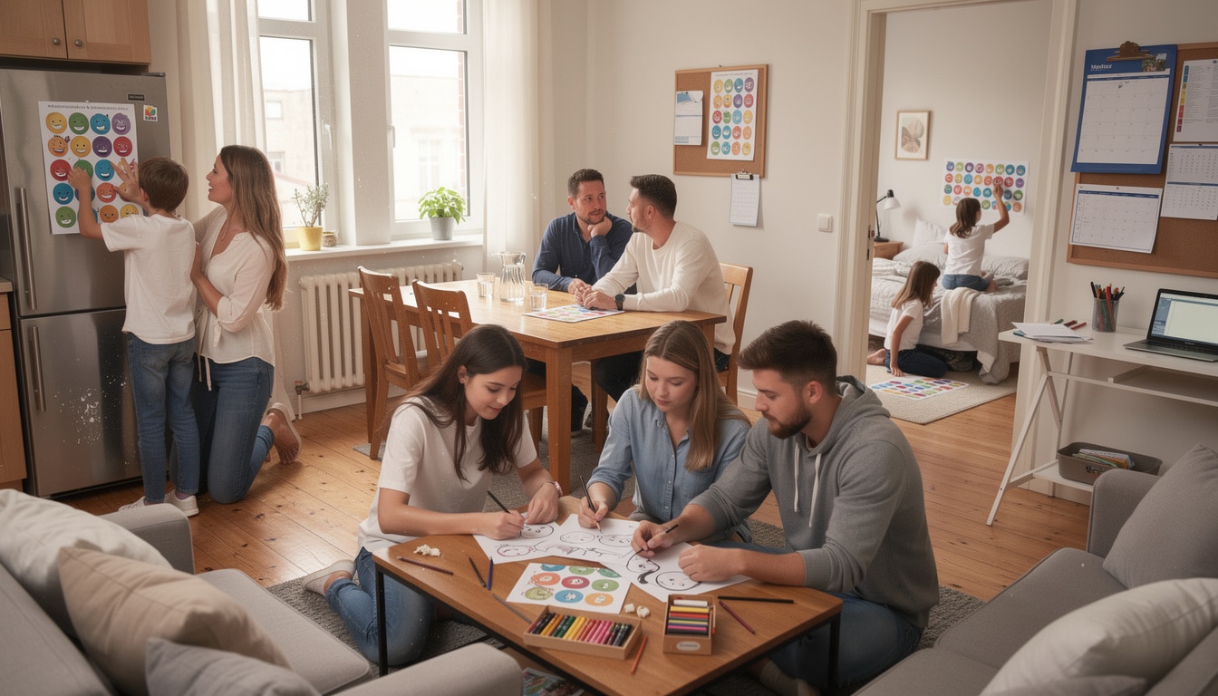 5 façons créatives d&rsquo;intégrer le tableau des émotions à imprimer dans votre famille