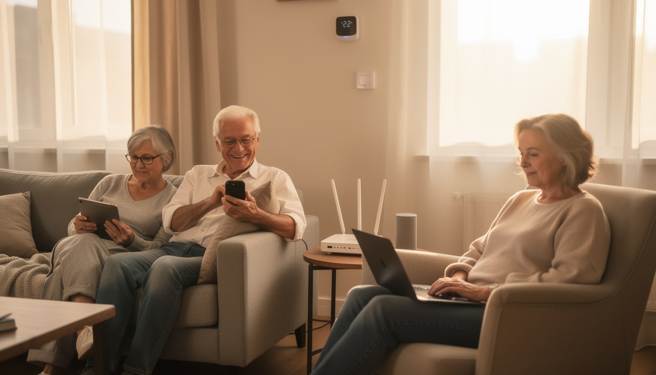 découvrez comment les innovations technologiques améliorent la qualité de vie et l'autonomie des personnes du 4ème âge, en alliant sécurité, bien-être et simplicité d'utilisation.