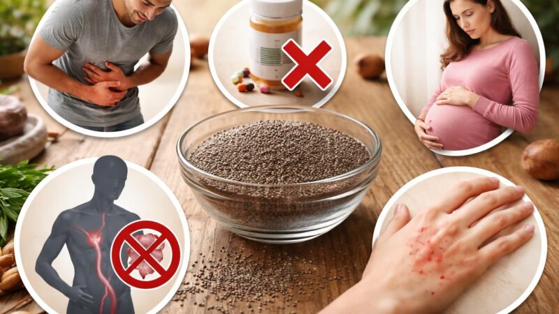 5 contre indications pour les graines de chia qui peuvent affecter votre santé