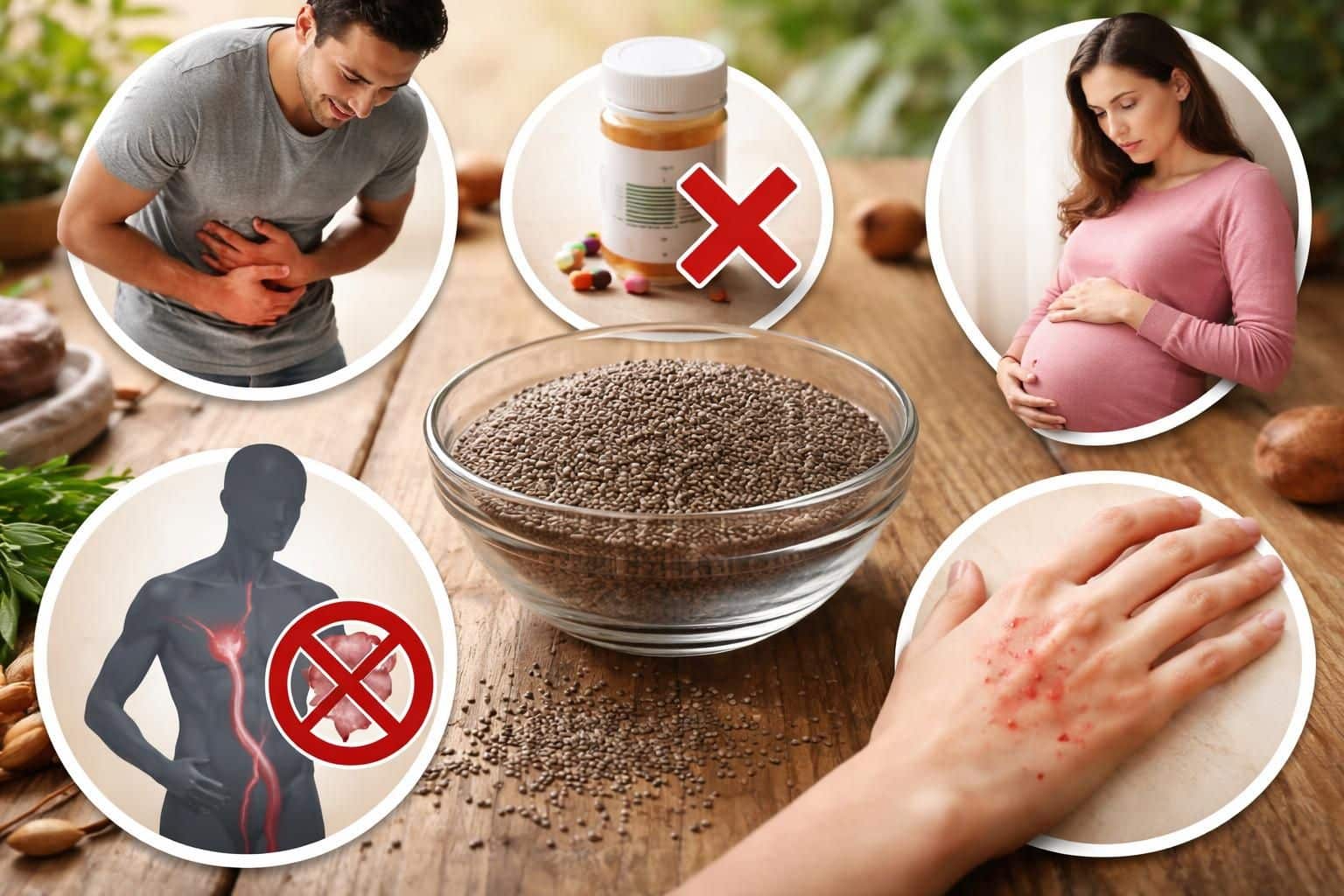 5 contre indications pour les graines de chia qui peuvent affecter votre santé