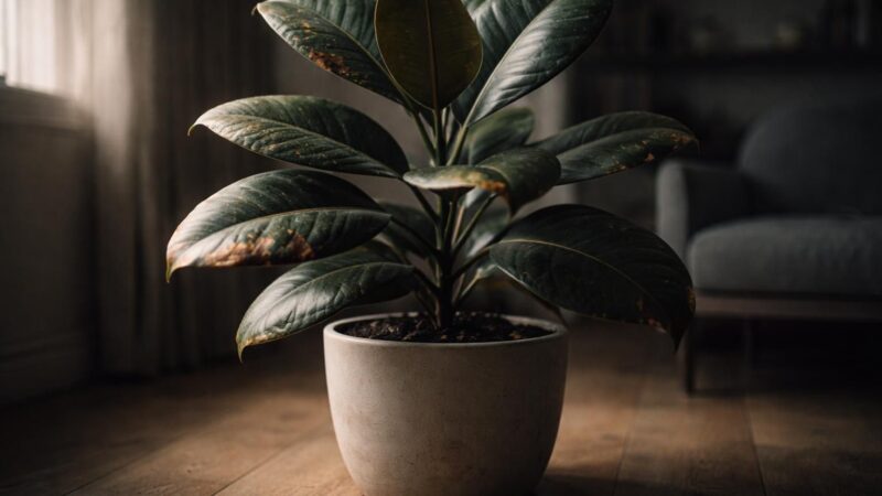 Les vérités cachées sur la porte malheur d&rsquo;une plante caoutchouc dans votre intérieur