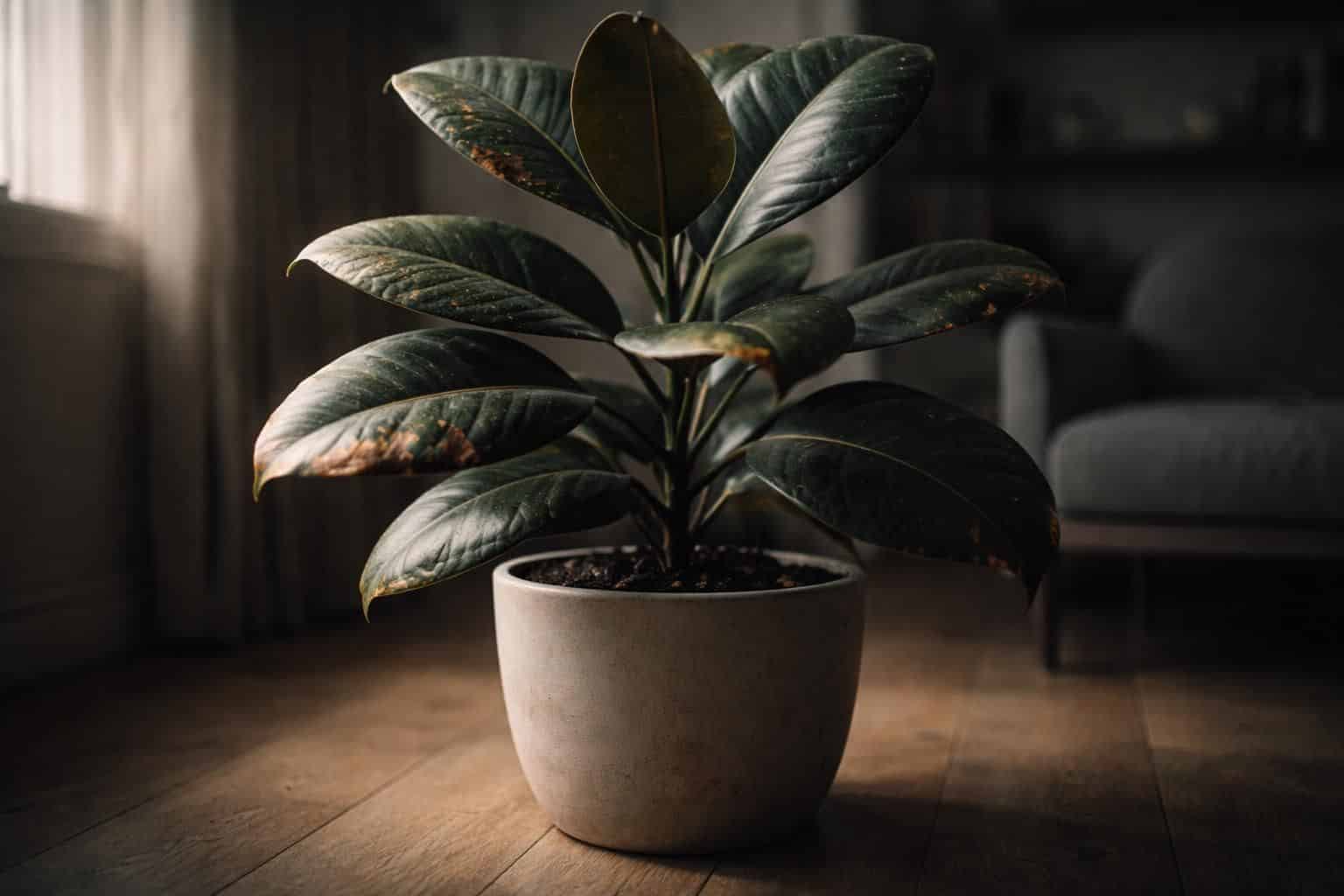 Les vérités cachées sur la porte malheur d&rsquo;une plante caoutchouc dans votre intérieur