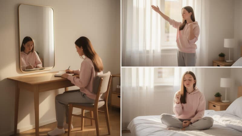 10 exercices de confiance en soi pour une adolescente à réaliser chaque jour