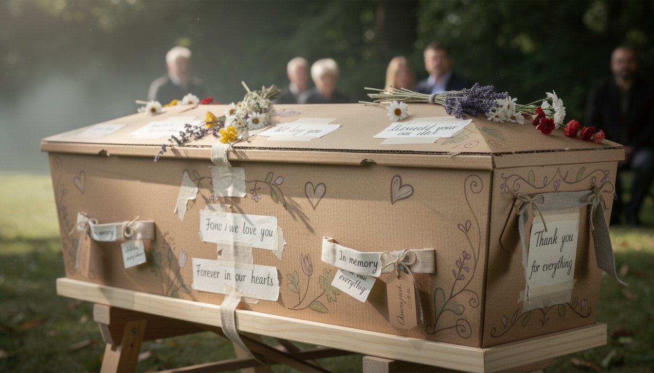 Cercueil en carton et personalisation : comment rendre hommage à un être cher