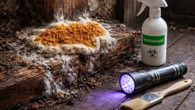 Champignon ressemblant à la mérule : méthodes efficaces pour l&rsquo;identifier et le traiter