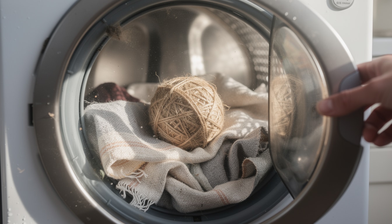 Écologique et économique : remplacer la balle de tennis dans une machine à laver