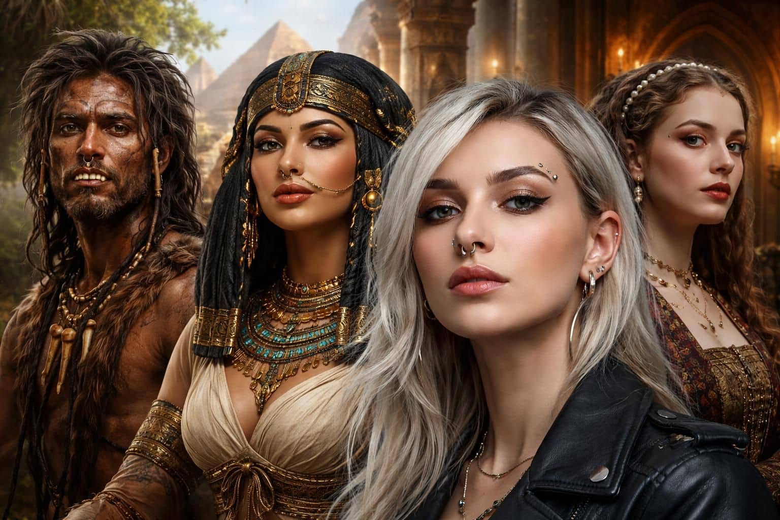 L&rsquo;histoire fascinante du piercing sur le visage à travers les âges