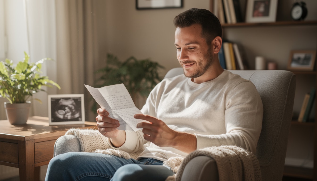 L&rsquo;importance d&rsquo;une lettre au futur papa dans le cheminement de la grossesse