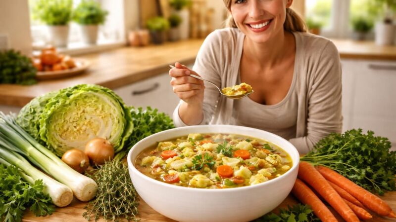 Recette de soupe aux choux efficace : mincir en 7 jours avec plaisir