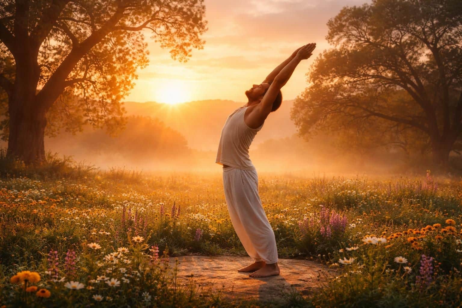 Surya Namaskar : Un rituel sacré qui vous connecte à la nature et à l&rsquo;univers