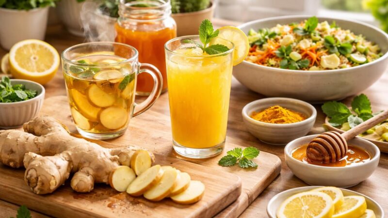 Gingembre est diurétique : les meilleures recettes pour en profiter au quotidien
