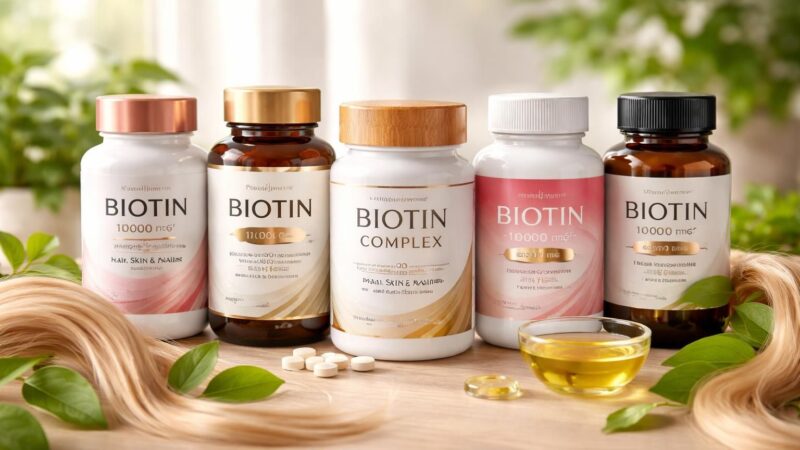 Top 5 des meilleurs biotines pour les cheveux que les experts recommandent