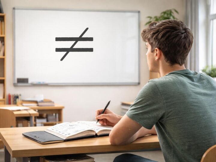 Déchiffrer le symbole égal barré : un guide pour les étudiants en mathématiques