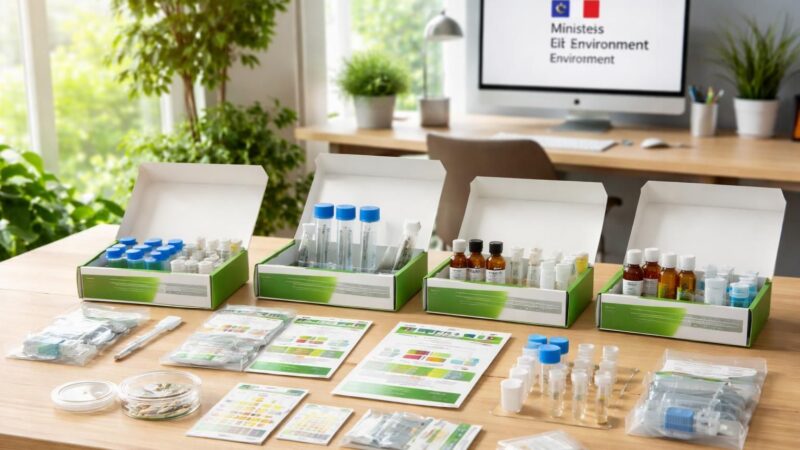 Les kits d&rsquo;analyse gratuits fournis par le ministère de l&rsquo;environnement : tout ce que vous devez savoir pour en bénéficier