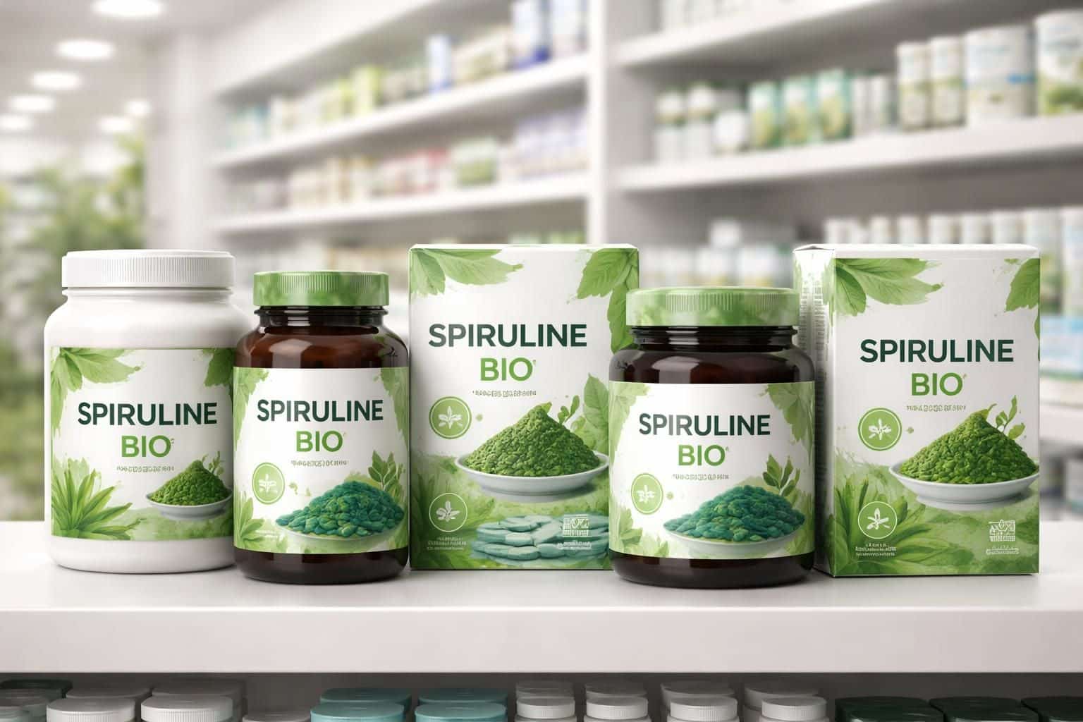 Quelle est la meilleure spiruline bio en pharmacie ? Comparatif des marques les plus populaires