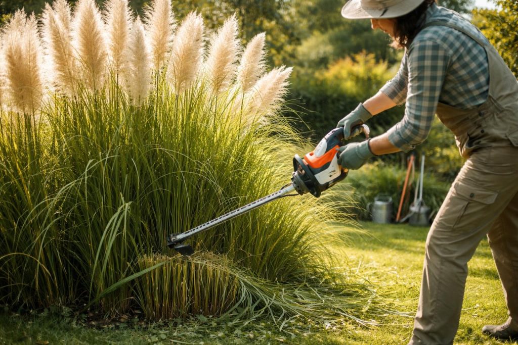 Bien tailler l&rsquo;herbe de la pampa : conseils pratiques et moments clés