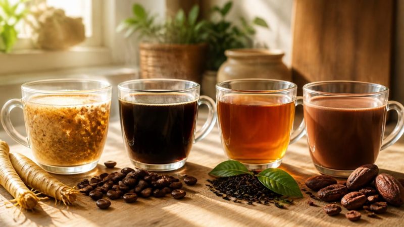 Comment la composition de la Ricoré se distingue des autres boissons chaudes