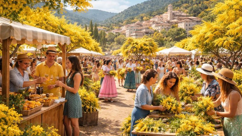 Les événements incontournables autour du mimosa dans le Var à ne pas manquer