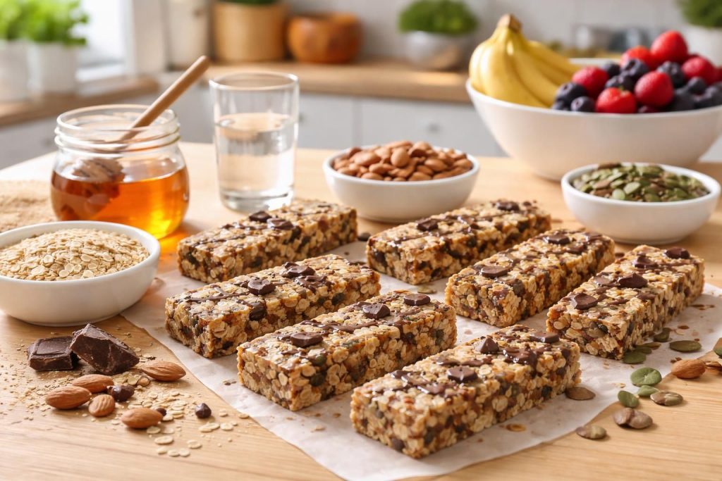 Recette de barre protéinée maison : économie et bien-être réunis